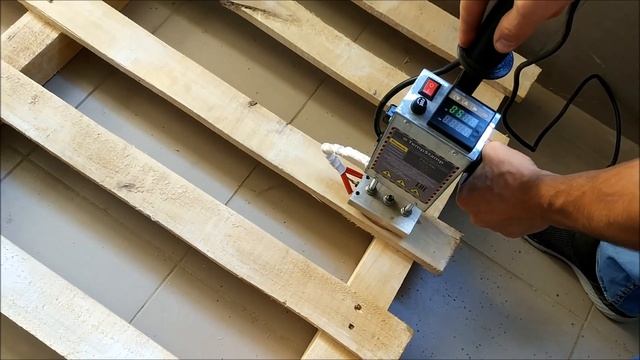 Маркировка поддонов клеймом EUR