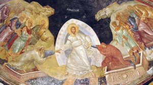 Пасхальный час. Литургия. Крестный ход. Свято-Троицкий Александра Свирского монастырь.