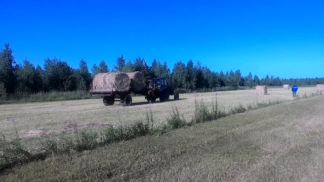 Погрузчик и прицеп
