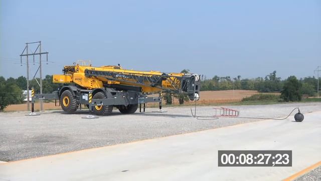 GROVE GRT8100 Jib deployment смотреть онлайн