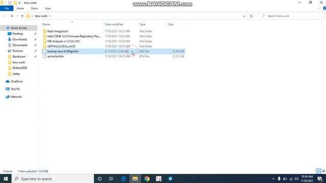 ASUS LATEST GENERATION BIOS EXTRACT - FX504 BIOS EXTRACTION