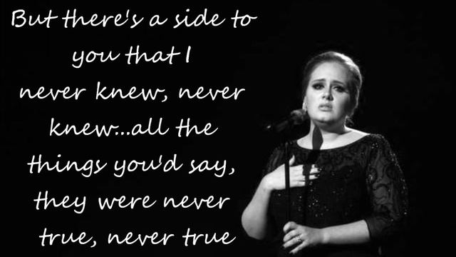 Set fire to the rain -Adele (lyrics) смотреть онлайн