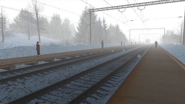 Грузовой ВЛ11М6-497 с цистернами Trainz 2019 смотреть онлайн