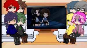 реакция 13 карт на страшилку "Тварь за окном" //gacha life//