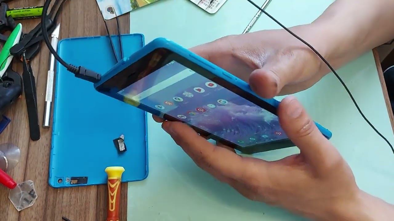 Замена дисплея на планшете DEXP URSUS S670 смотреть онлайн