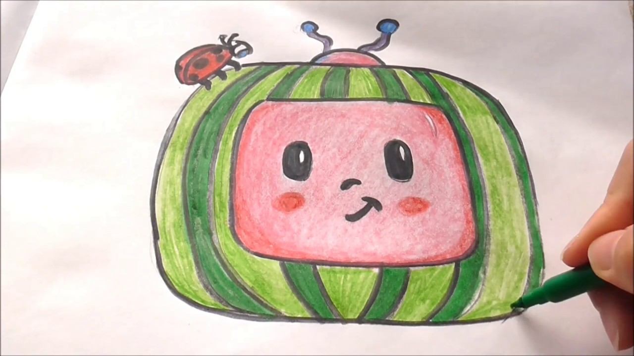 Cocomelon Nursery Rhymes Drawing For Kids