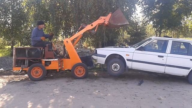 Минипогрузчик самодельный