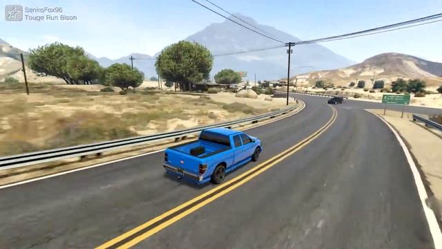『GTA: ONLINE』Touge Run in Bravado Bison смотреть онлайн