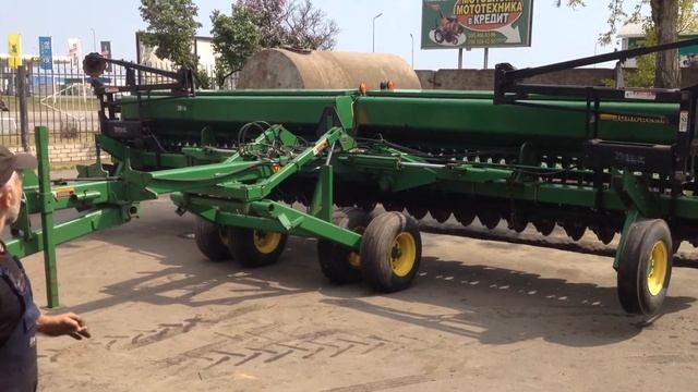 Сеялка зерновая Джон Дир John Deere 455 (7,5 м.) смотреть онлайн
