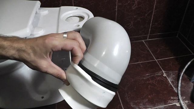 Подключение унитаза к канализации без гофры и силикона