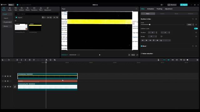 CapCut PC: эффект выделения текста маркером смотреть онлайн