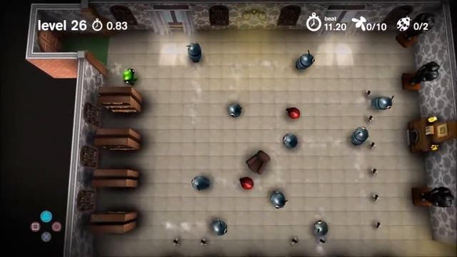 Spy Chameleon - Mission 02: Stolen Painting - Level 26: All Ladybugs смотреть онлайн