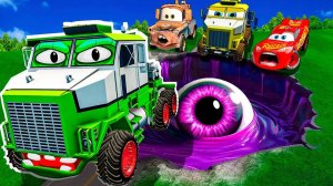 Машинки летают и прыгают! Развивающие мультики Машины помощники. Мультфильмы про машинки