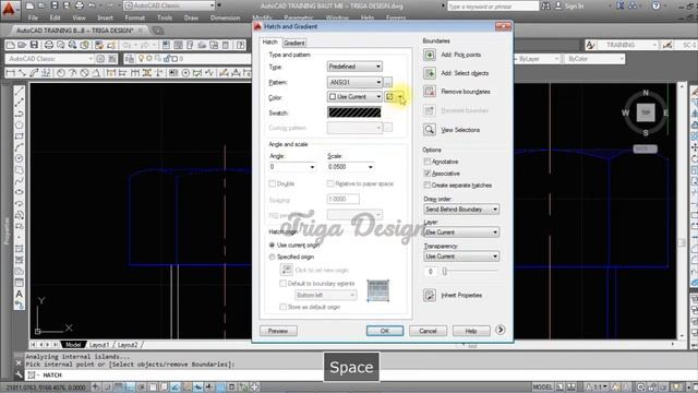 Latihan AutoCAD : Membuat Baut M8 (AutoCAD Training : ISO Machine Bolt and Nut M8) Part-3 of 3 смотреть онлайн