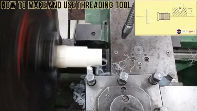 HOW TO MAKE TOOL AND THREAD ON LATHE MACHINE смотреть онлайн