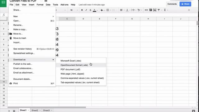 How to Convert Google Docs, Sheets, Slides to PDF смотреть онлайн