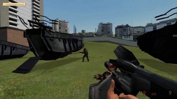 Garrys mod в steam .Working Combine Dropship NPCs