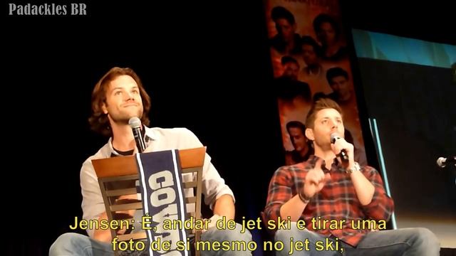 Jared na PISCINA do Jensen - DallasCon 2015 смотреть онлайн