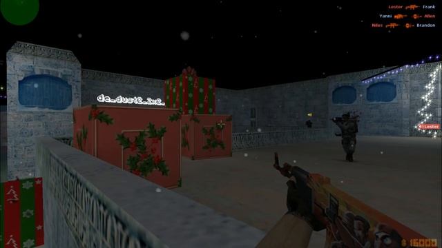 НОВЫЙ ГОД ! | | COUNTER STRIKE 1.6 { de_dust2 } смотреть онлайн