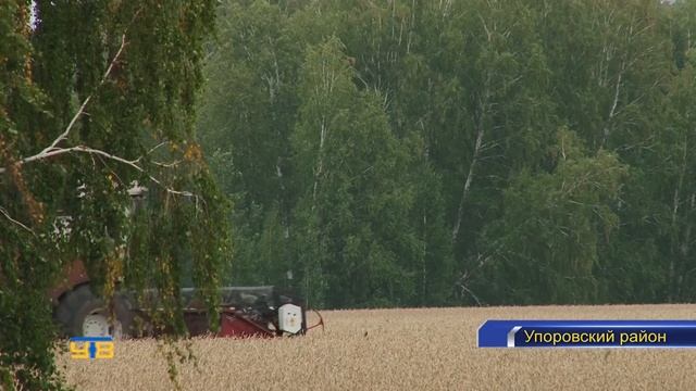 Аграрии Упоровского района близки к завершению уборочной кампании зерновых и зернобобовых культур