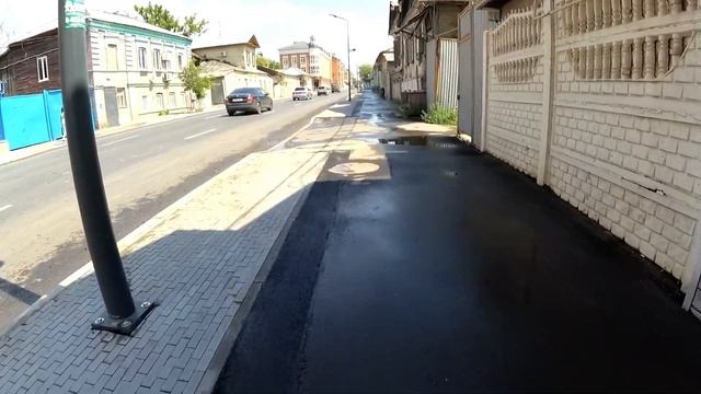 Оренбург. Новые тротуары. Отсутствие разуклонки. смотреть онлайн