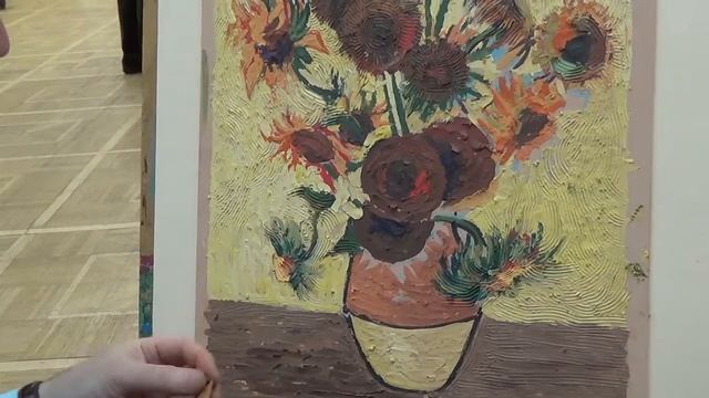 Фрагмент с мастер-класса в Центральном доме художника. Москва. Весна 2014 года. смотреть онлайн