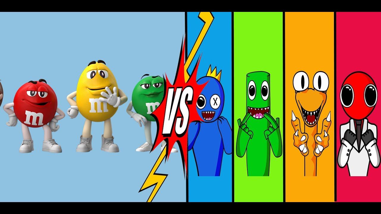 M&Ms vs Rainbow Friends Roblox смотреть онлайн