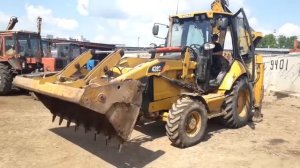 Экскаватор-погрузчик Caterpillar 428E – продается на HEAVY FAIR! Видео диагностика погрузчика