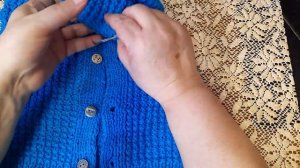 Вязание.Обзор кофточки на мальчика 3 -х лет ,Простой и интересный узор....