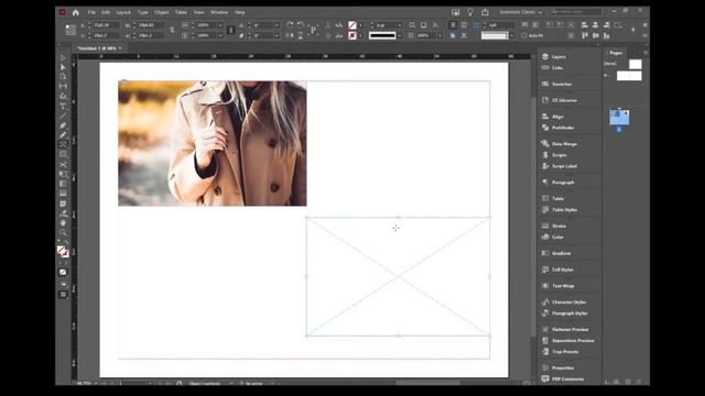 How to add images in Adobe InDesign смотреть онлайн