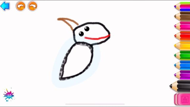 Learning to draw a pterodant | Bini Bambini смотреть онлайн