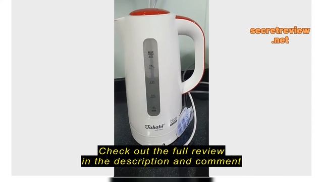 Review TAKAHI Electric Cordless Jumbo Kettle (3.0-Litre) Model: 1730 смотреть онлайн