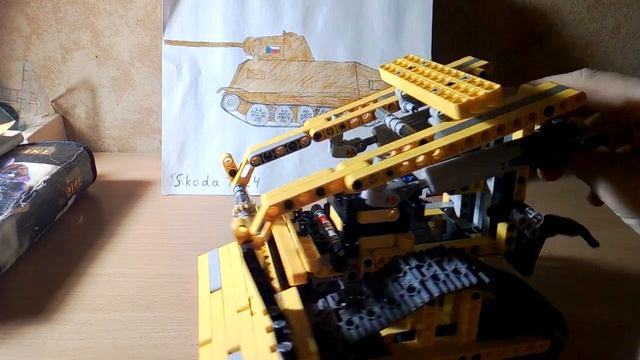 самоделки Лего техник экскаватор 2.0