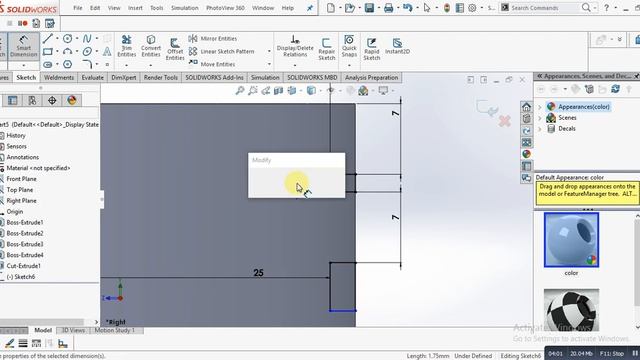 How to design Bike Exhaust flange in solidworks смотреть онлайн