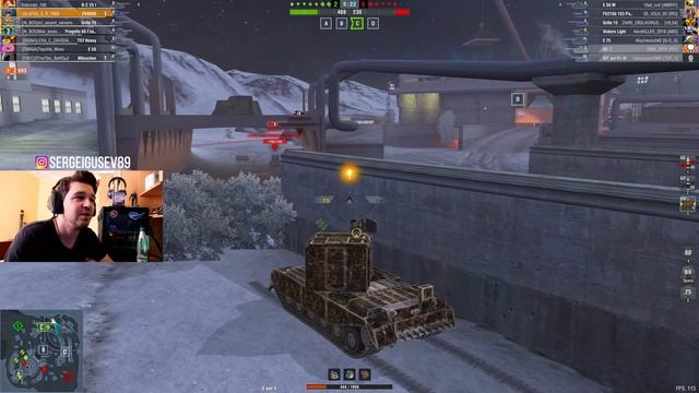 КАК Я СМОГ ВЫЖИТЬ В ЭТОМ БОЮ БЕГУЩИЙ ПО ЛЕЗВИЮ GSR1989 НА FV4005 смотреть онлайн