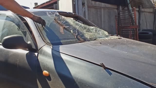 Замена лобового Шевроле Ланос в домашних условиях!!! смотреть онлайн