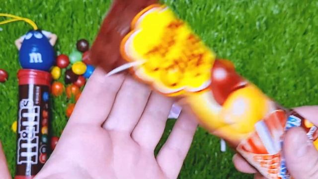 Satisfying Unpacking Video ASMR New Fizzy Drink Lollipop Candy, Yummy Chupa Chups & Blue M&Ms Tube смотреть онлайн