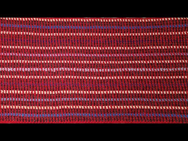 Что связать из разных остатков пряжи? Плед из разных остатков пряжи. Плед крючком из остатков.