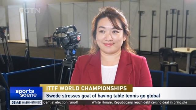 ITTF President Petra Sorling hails China's role in developing table tennis. смотреть онлайн