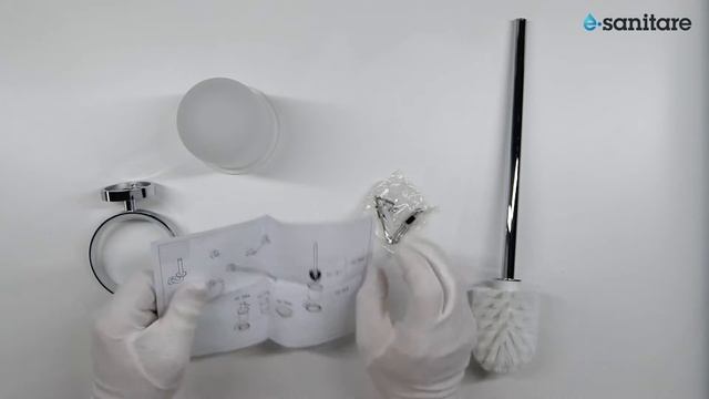 UNBOXING GROHE Essentials 40374001 toilet brush set смотреть онлайн