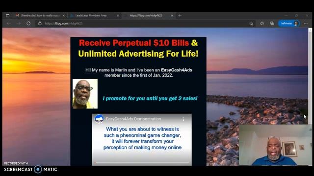 Easy Cash 4 Ads | Partner Up With Marlin | Join Up Today I'll Promote For You смотреть онлайн
