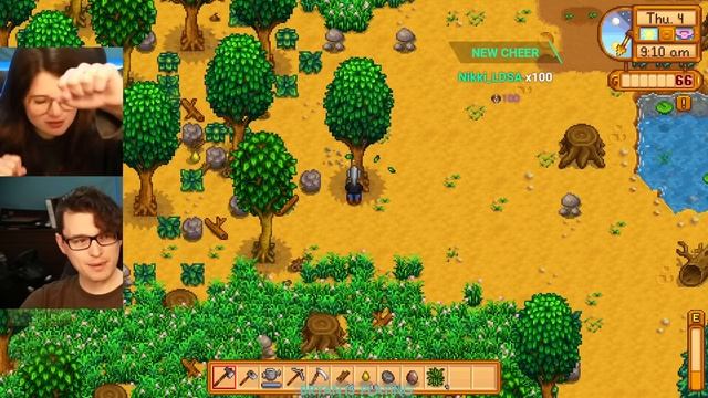 #1 Stardew Valley BEGINS! W/ Bryan & Amelia Of Dechart Games
