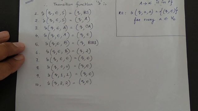 (71) UNIT 4 : PUSH DOWN AUTOMATA: CONVERSION OF CFG to PDA. PART -4 (EXTENDED) смотреть онлайн