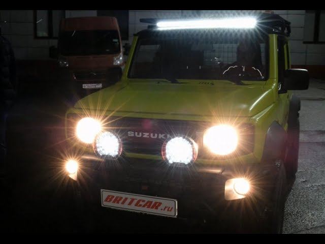 Suzuki Jimny - дополнительный свет ARB