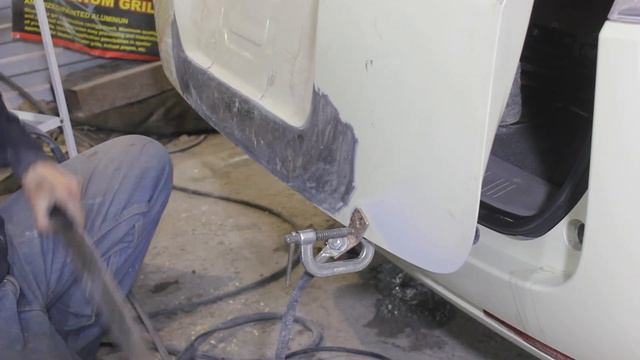 Ремонт и покраска 5-й двери (крышки) Honda Stepwgn, Томск