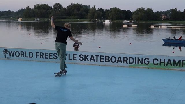 Jo Weber - 11th place Women Qualifiers - run 2 - World Freestyle Skateboarding Championships 2024 смотреть онлайн