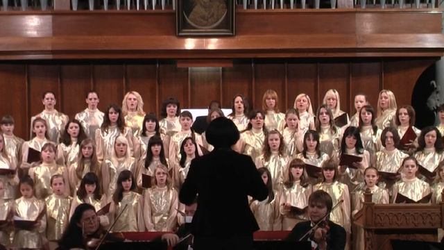 W A Mozart-Ave verum_Киевский детский хор "РАДОСТЬ"_ дирижёр ЛАРИСА САНЦЕВИЧ смотреть онлайн