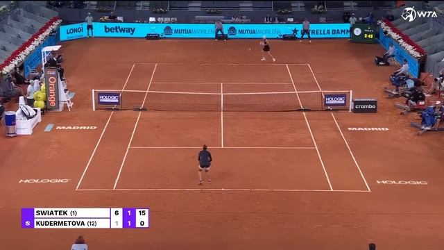 Iga Swiatek vs. Veronika Kudermetova | 2023 Madrid Semifinal | WTA Match Highlights смотреть онлайн