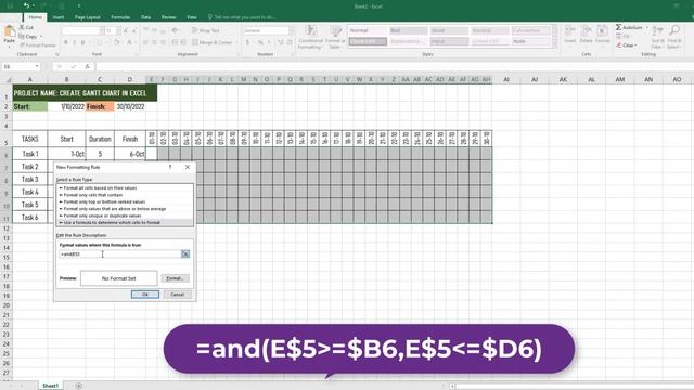 How To Create Gantt Chart For Project Management In Excel | PowerPro смотреть онлайн