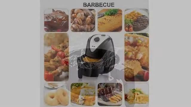 Electric Air Fryer 4.5L 1400W Air Deep Fryers with Timer and Temperature Control and Detachable Ba смотреть онлайн